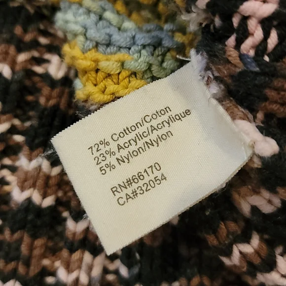 Anthropologie Rosie Neira Medium "Marbled Bands Sweater" - Picture 13 of 15